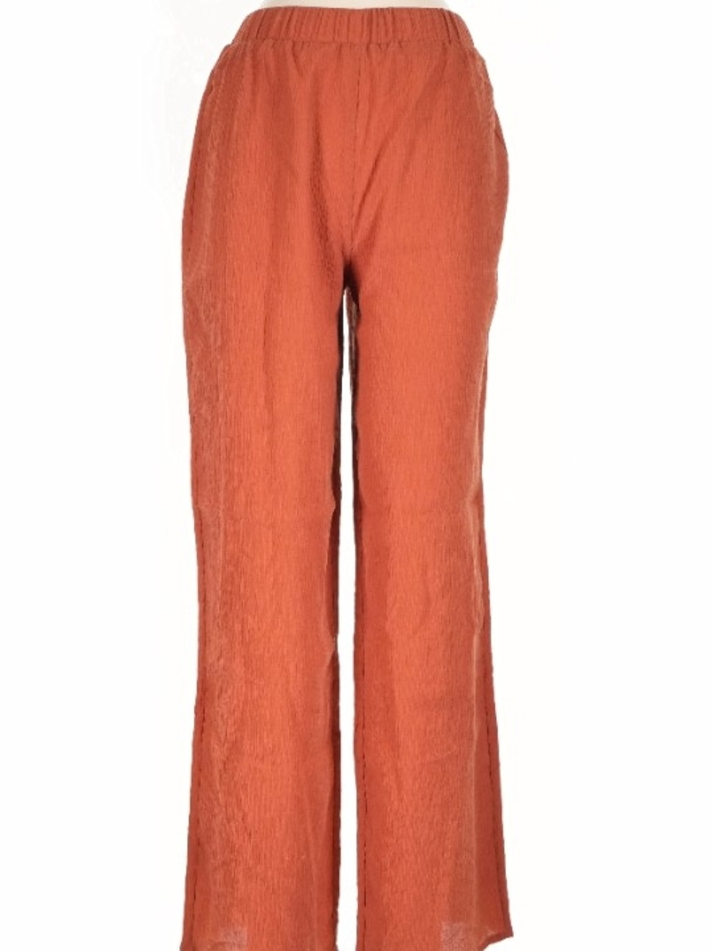 Cider Wide-Leg Pants in Rust Orange